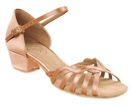 Рейтинговые туфли  для танцев "Чибо"сатин.