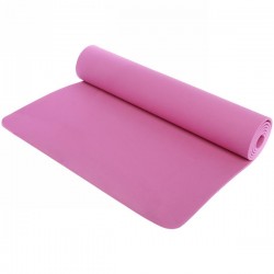 Коврик для йоги 6 мм 173х61 см розовый