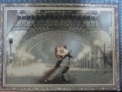 Картина гобелен "Танго в Париже"
