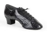  Мужские туфли  латина Dancefox 001 лак крокодил