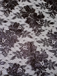 Гипюр Античная роза 2(Antique Lace Black)TLF/ чёрный/Black