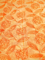 Вышивка на сетке Сlassic Flower Enet2062/Mango Champagne