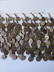 Бахрома  с монистами 3см
